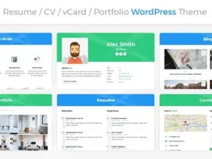 Aveo – Resume/CV  WordPress Theme