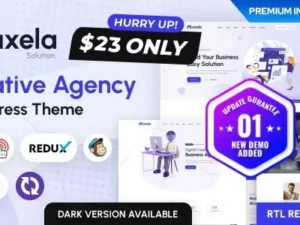 Axela – Creative Agency & Portfolio WordPress Theme