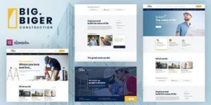 Bigger – Construction WordPress Theme