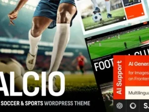 Calcio – Football & Soccer Elementor WordPress Theme