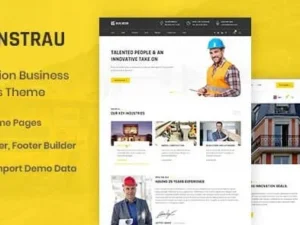 Constrau- Construction Business WordPress Theme