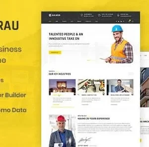 Constrau- Construction Business WordPress Theme