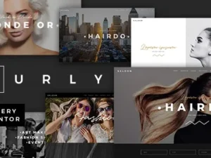 Curly – A Stylish Theme for Hairdressers and Hair Salons