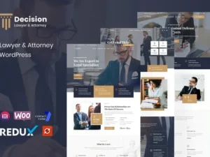 Decision – Law & Lawyer WordPress Theme