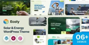 Ecoly – Solar Ecology & Environment WordPress Theme