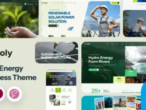Ecoly – Solar Ecology & Environment WordPress Theme