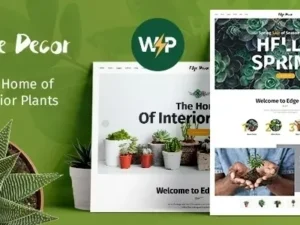 Edge Decor – A Modern Gardening & Landscaping WordPress Theme