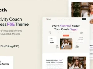 Effectiv – Productivity Coach & Mentor FSE WordPress Theme