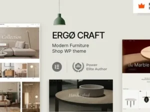 ErgoCraft – Furniture Shop WordPress Theme