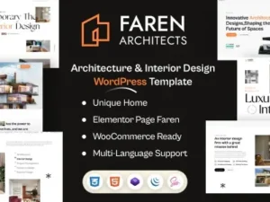 Faren – Architecture and Interior Design WordPress Theme