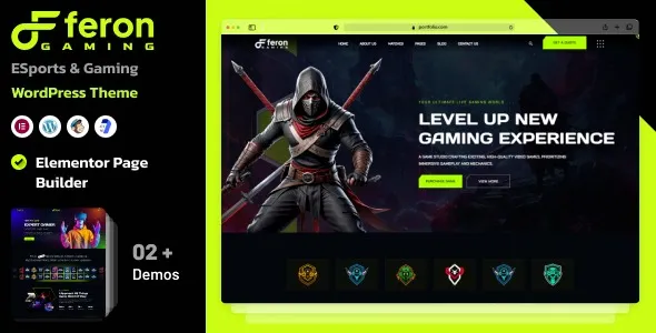 Feron – eSports and Gaming WordPress Theme