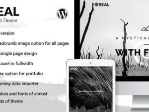 Foreal – Director, Writer WordPress Theme