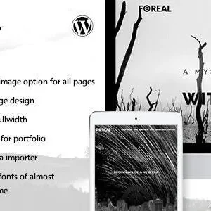 Foreal – Director, Writer WordPress Theme