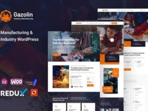 Gazolin – Industry & Factory WordPress Theme