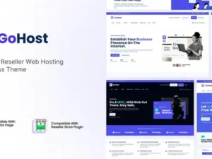 GoHost – Reseller Web Hosting WordPress Theme