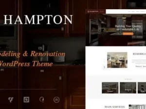 Hampton – Home Design and House Renovation WordPress Theme