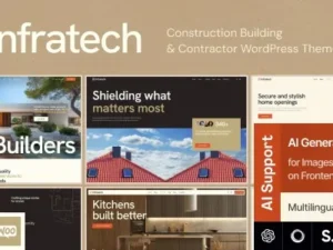 Infratech – Construction Building & Contractor WordPress Theme