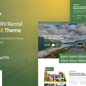 Kamperven – Campervan & RV Rental FSE WordPress Theme