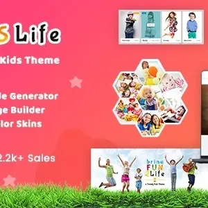 Kids Life – Children WordPress Theme
