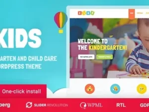 Kids – Day Care & Kindergarten WordPress Theme for Children
