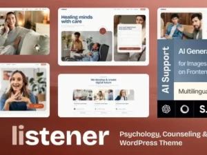 Listener – Psychology, Counseling & Therapy WordPress Theme