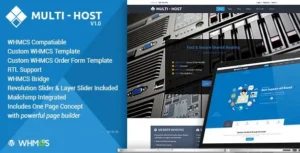 Multi Host – WHMCS Hosting WordPress Themes