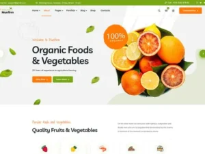 Munfirm – Organic Food Store WordPress Theme