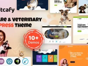 Petcafy – Pet Care & Veterinary WordPress Theme