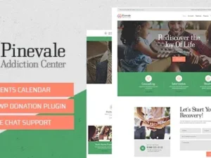 Pinevale – Addiction Recovery and Rehabilitation Center WordPress Theme
