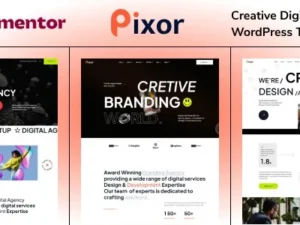 Pixor – Creative Digital Agency WordPress Theme
