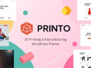 Printo – 3D Printing & Manufacturing WordPress Theme