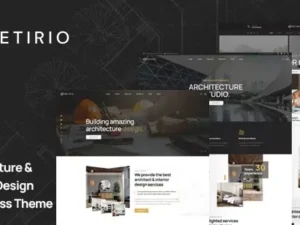 Retirio – Architecture and Interior WordPress Theme