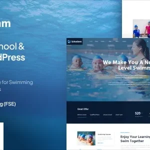 Schwimm – Swimming School & Course FSE WordPress Theme