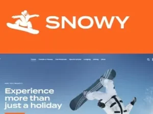 Snowy Ski Resort & Snowboarding WordPress Theme