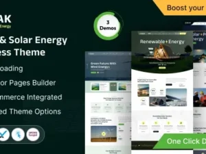 Solak – Ecology & Solar Energy WordPress Theme