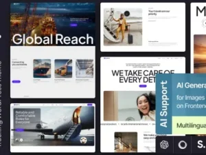 Supply – Logistics, Transportation & Trucking WordPress Theme