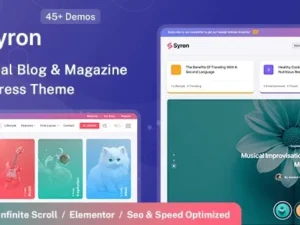 Syron – Personal Blog & Magazine WordPress Theme