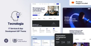 Technologia – IT Services & App Development WordPress Theme