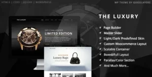 The Luxury Dark/Light Responsive WordPress