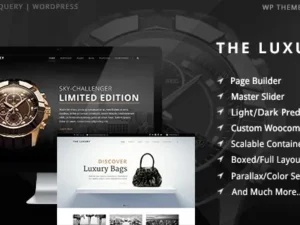 The Luxury Dark/Light Responsive WordPress
