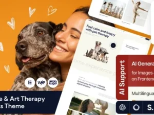 Vitality – Pet, Dance & Art Therapy WordPress Theme