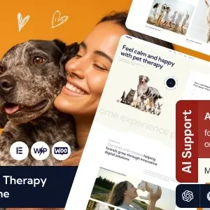 Vitality – Pet, Dance & Art Therapy WordPress Theme