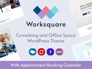 Worksquare – Coworking and Office Space WordPress Theme
