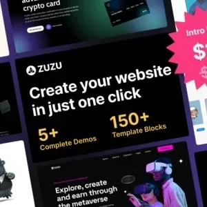 Zuzu – NFT & Crypto WordPress Theme