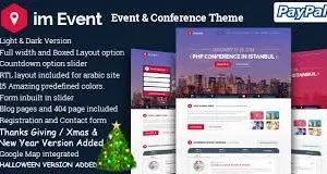 imEvent – ​​Conference Meetup Christmas WordPress Theme