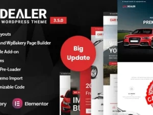 Car Dealer Automotive WordPress Theme – Responsive