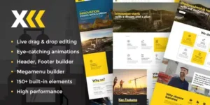 Samatex – Industrial WordPress Theme & Woocommerce