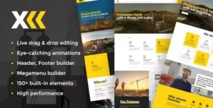 Samatex – Industrial WordPress Theme & Woocommerce