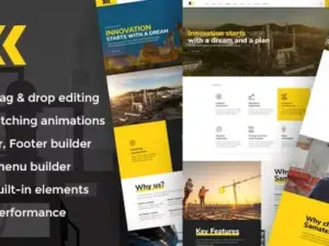 Samatex – Industrial WordPress Theme & Woocommerce