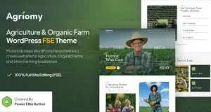 Agriomy – Agriculture & Organic Farm Gutenverse FSE WordPress Block Theme